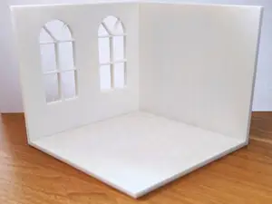 Minimalist Room Corner Diorama Base