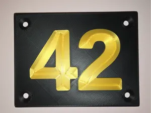 Custom Room Signs – Numbers & Text
