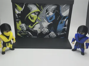 Scorpion vs Sub-Zero LoFi Funk Diorama