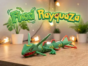 Flexi Rayquaza - Keychain