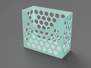 Pudding Powder Holder Honeycomb