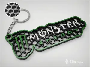 Monster Energy | Honeycomb Claw Edition Keychian