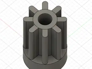 DC 6V motor gear for 2mm shaft