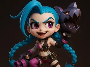 Jinx Chibi - League of Legends