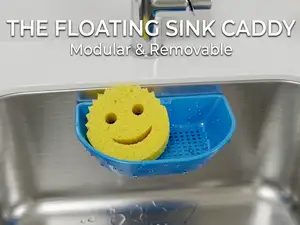 The Floating Sink Caddy With Quick-Release System