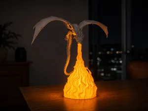 Flame Breath Dragon Lamp V2
