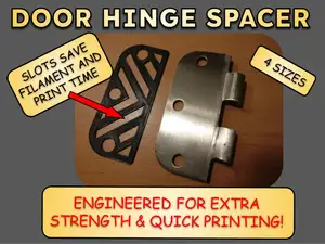 Door Hinge Spacers - 4 Sizes