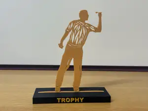 Darts Player Male Trophy