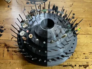 Engraver/Rotary Bit Carousel (6.5/3.2/2.5/1.7mm)