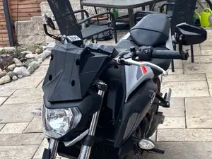 Yamaha MT07 RM17/18 Windschild mit Navihalterung