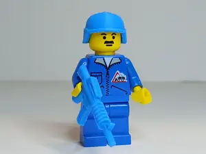 Modern Combat Helmet Minifigure Brick