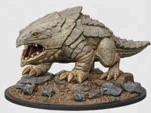 Bulette D&D Miniature (50mm)