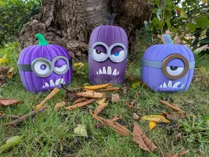 Evil Minions-purple minion Halloween Edition