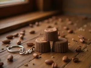 chaveiro de chocolate alpino