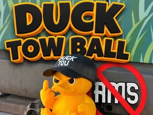 Angry Duck Hitch Tow Ball Cover 50mm