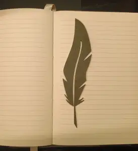 Feather bookmark