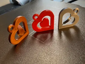 Heart Key Chain