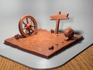 DESERT ROADS DIORAMA – Last Turn to Nowhere