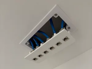 Modular RJ45 Ceiling Outlet for Drywall