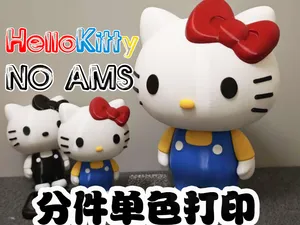 3D-модели Hello Kitty для печати и декора
