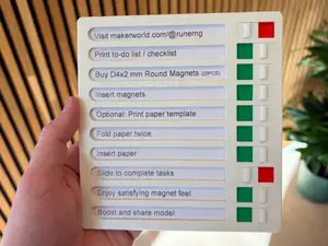To-Do List frame w. Checklist Switches (Reusable)