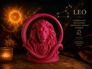 Zodiac Sign – Leo | Celestial Lion Sculpture