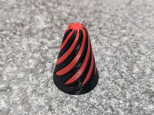 Spiral Fidget Cone V2 (Impossible Passthrough)