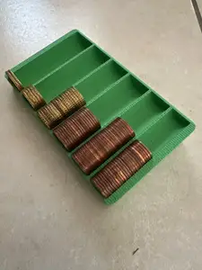 Coin organizer for Euros