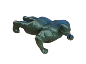 Thick USA Army Toy Soldier Work Out Push Ups GMFH