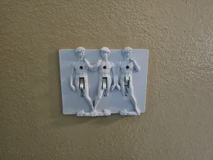 Renaissance triple switch cover  