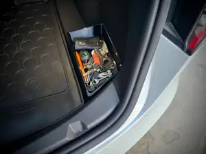 Tesla Model 3 trunk storage