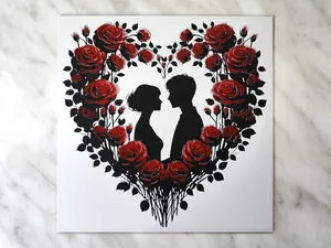 Lovers In Roses - Hueforge