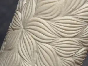Flower line drawing textured roller