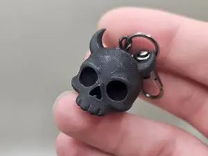 Demon Skull Keychain