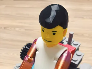 Brick Technik Figur 500% - Face UPDATE