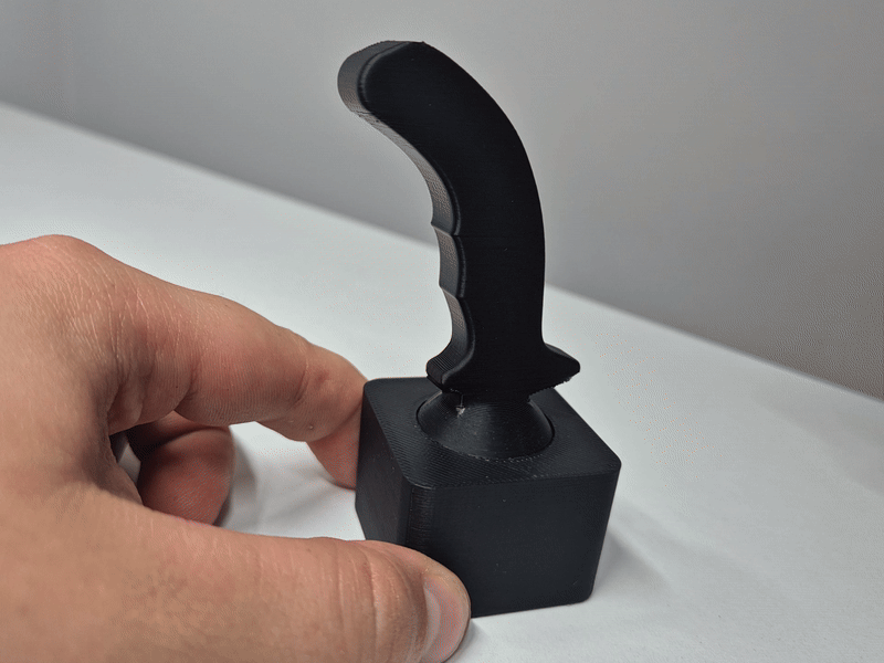 Aircraft Joystick (Print In Place)