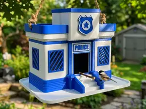 3D Printed Police Station Birdhouse