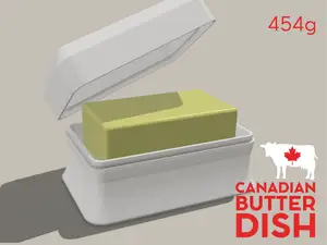 Butter Dish for Canadians - 1lb / 454g