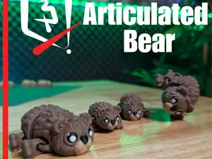 Articulated Brown Bear
