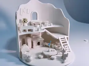 《迷你树屋》小屋 微缩房子 迷你世界 小别墅 礼物 装饰品