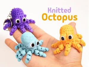 Mini Octopus – Articulated & Keychain