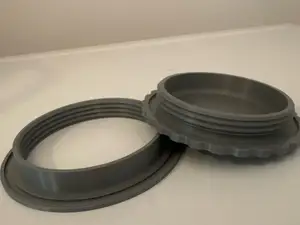 Flangia da muro con tappo filettato – Ø100 mm