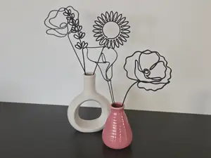 Line-Art Blumen Set