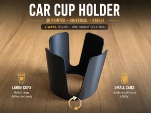 2-in-1 Car Cup Holder - Stabilizer