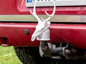 Deer Skull Shaped Tow Bar Ball Hitch Cover