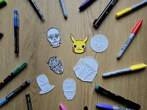 Fun Toon Heads DIY Coloring Pokemon Star Wars