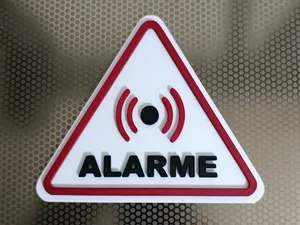 Panneau Attention Alarme