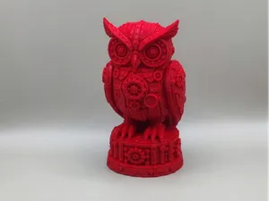 Steampunk timekeeper owl  sculpture