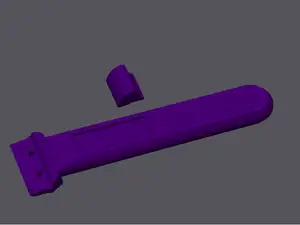 Bambu Scraper - short grip version