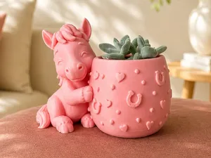 Cute Horse Planter